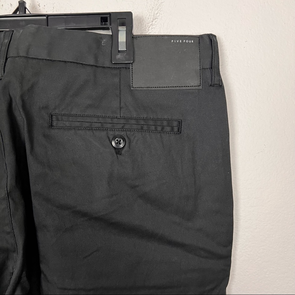 Five Four Regan Straight Leg Pants Size 36 Black Relaxed Chino Pants NWT - Picture 7 of 9